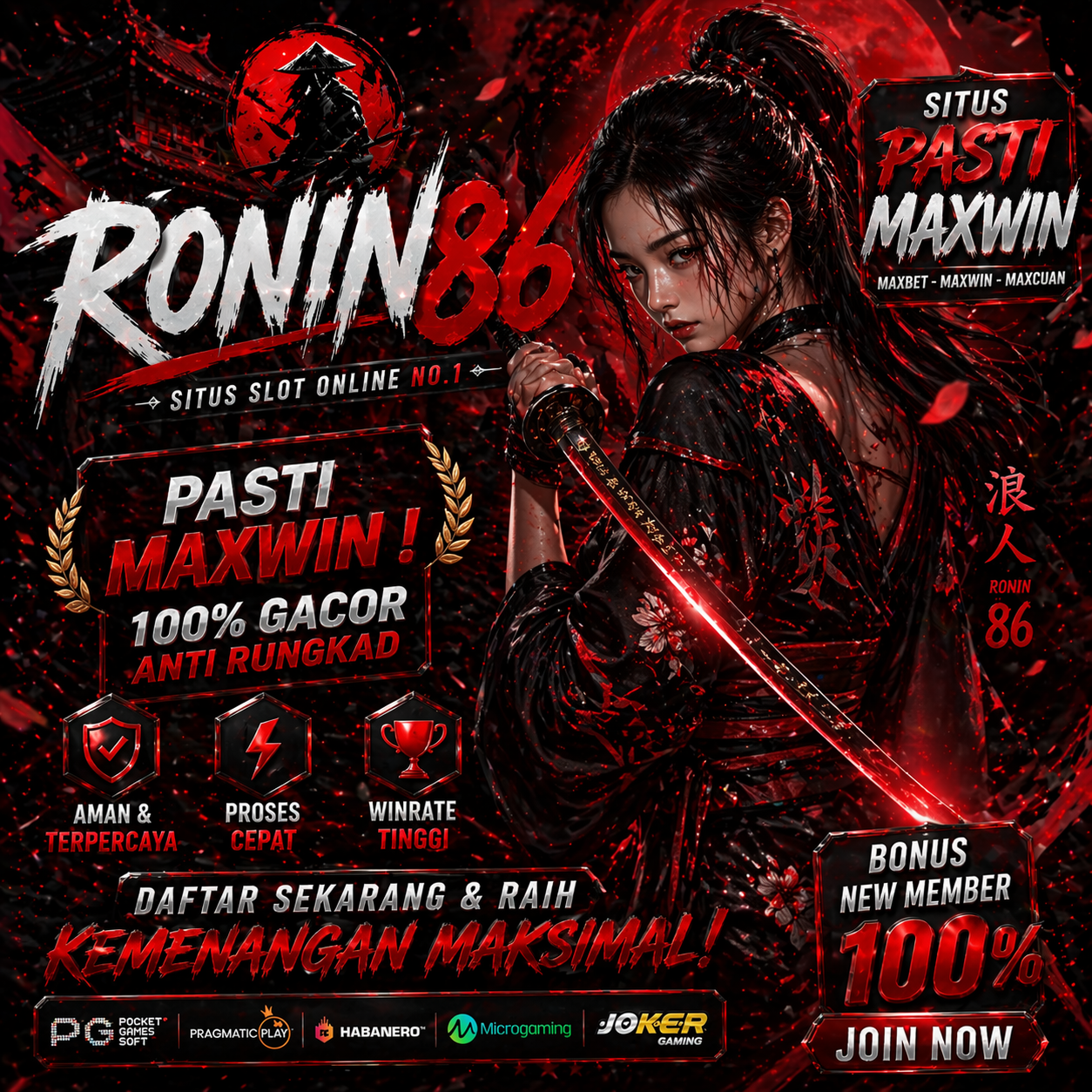 RONIN86 Tempat Bermain Slot Gacor Tebasan Scatter Maxwin - WooCommerce eCommerce